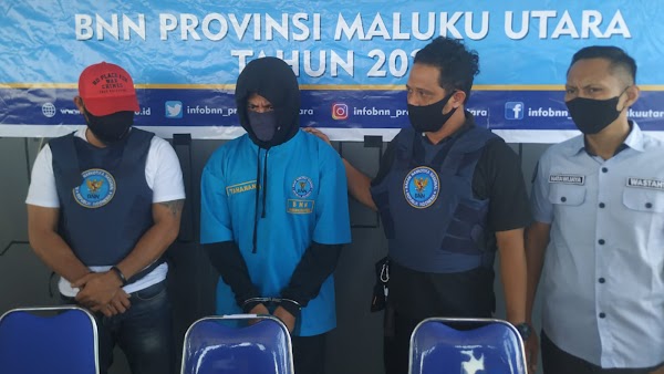 Polisi di Maluku Utara Buron Kasus Narkoba Ditangkap BNN