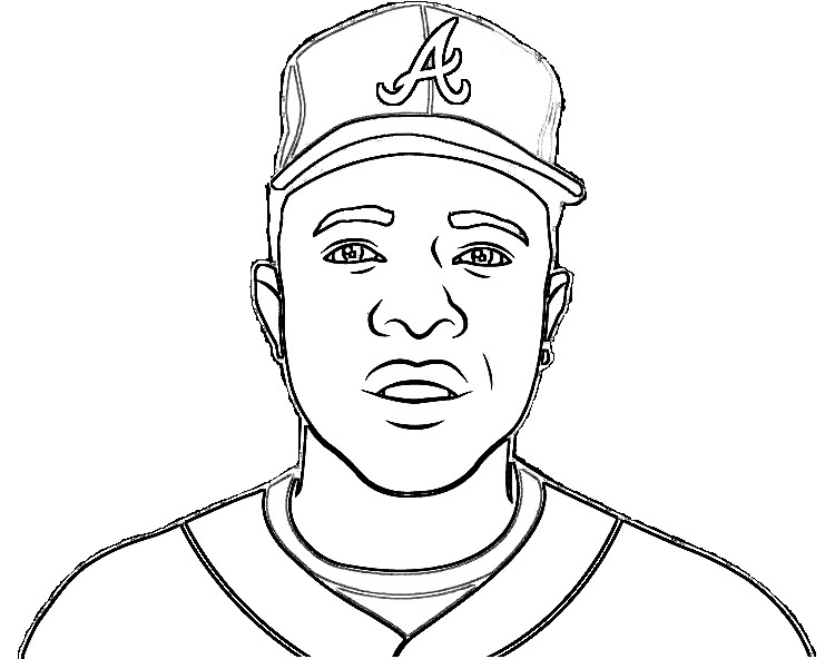 Blog de Biologia: Hank Aaron - Coloring Page