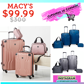 JUEGO DE MALETAS 4 PIEZAS $89.99 (precio regular $300)