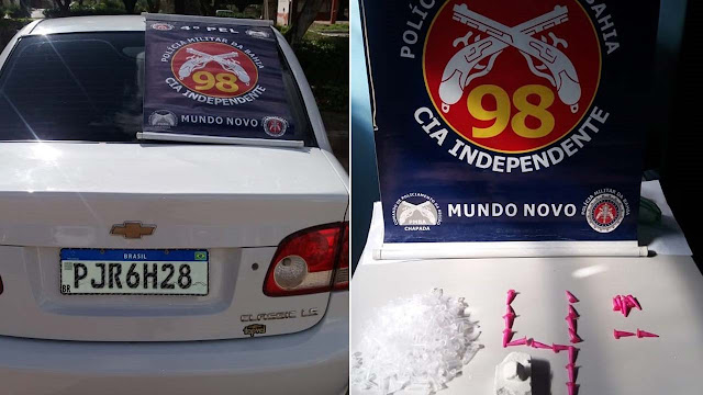 Dupla natural de Jacobina é presa por tráfico de drogas em Mundo Novo