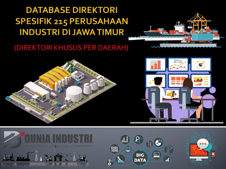 Direktori Database Per Daerah, 215 Perusahaan Industri di Jawa Timur