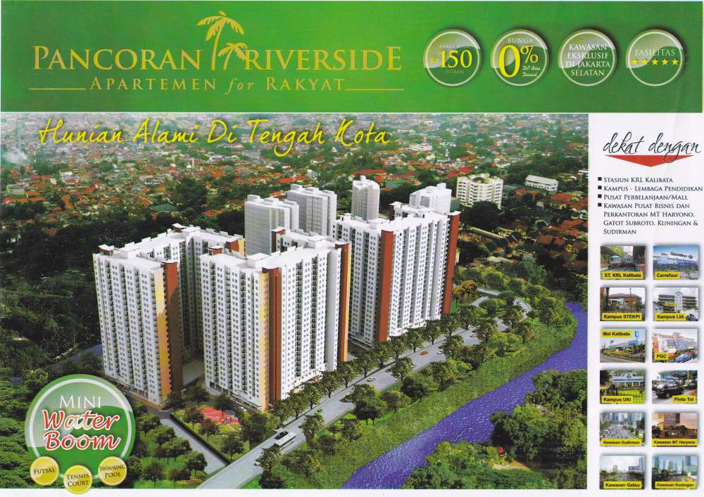 Apartemen Pancoran Riverside di Jakarta Selatan
