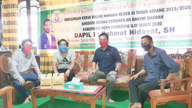 Wabah Pandemi Covid-19 tak sulitkan Rahmat Hidayat Gelar Reses Tahap lll di Kampung Halamannya