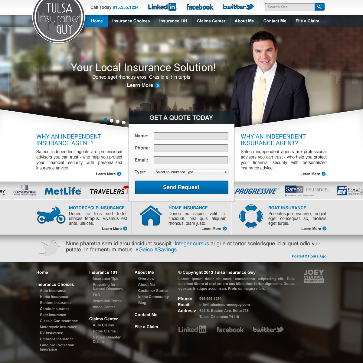 Tulsa Insurance Guy - Your Local Insurance Solution!