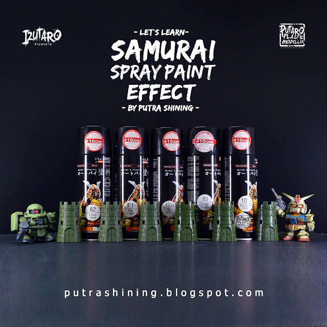 Tutorial Samurai Spray Paint Top Coat by Putra Shining