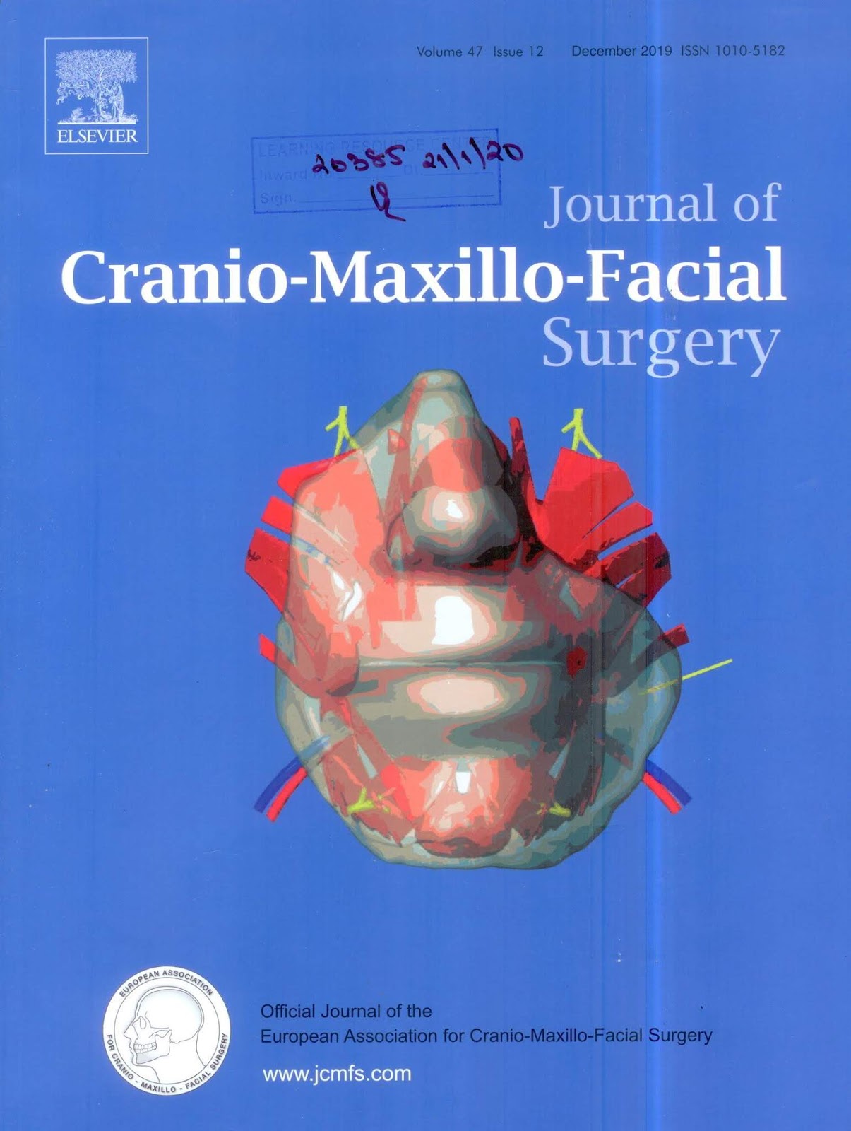 https://www.sciencedirect.com/journal/journal-of-cranio-maxillofacial-surgery/vol/47/issue/12