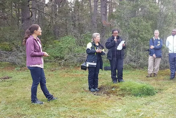 Crown Princess Victoria's 14th hiking is taking place in Billudden Nature Reserve located in the north of Uppland