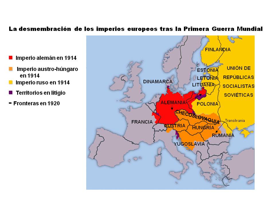 clasehistorias Los cambios en el mapa europeo tras la I Guerra Mundial clasehistorias Los cambios en el mapa europeo tras la I Guerra Mundial