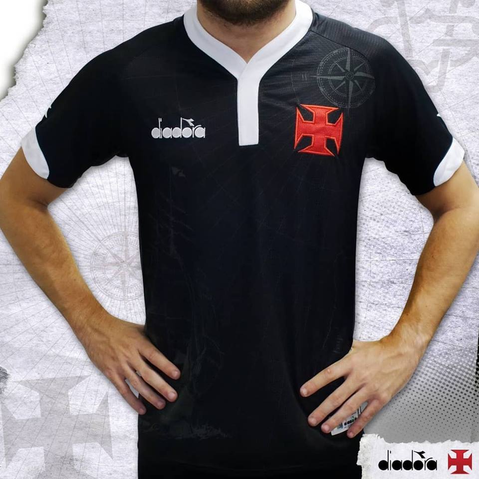 Terza maglia Vasco da Gama 2018-2019 Diadora - 120 anos Camisas Negras