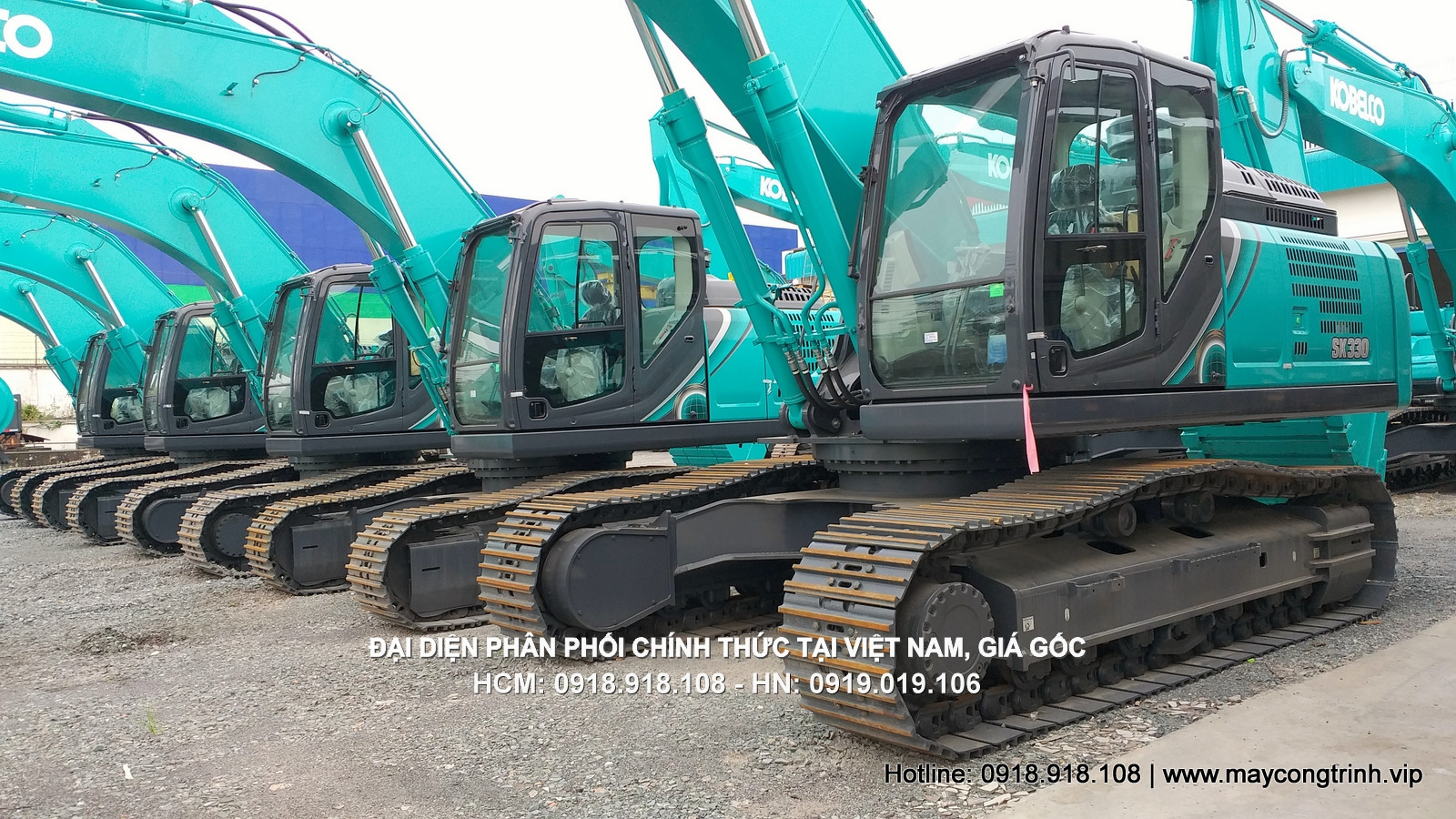 Máy xúc đào Kobelco ( Máy đào, Máy xúc ) SK330-10, gầu 1.6 - 1.9 m3