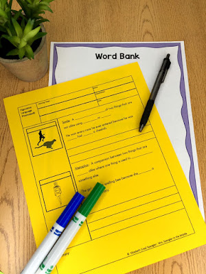 It's easy to differentiate your middle school language arts instruction with these interactive guided notes that come with FOUR levels of scaffolding!  #interactivenotebooks #specialeducation