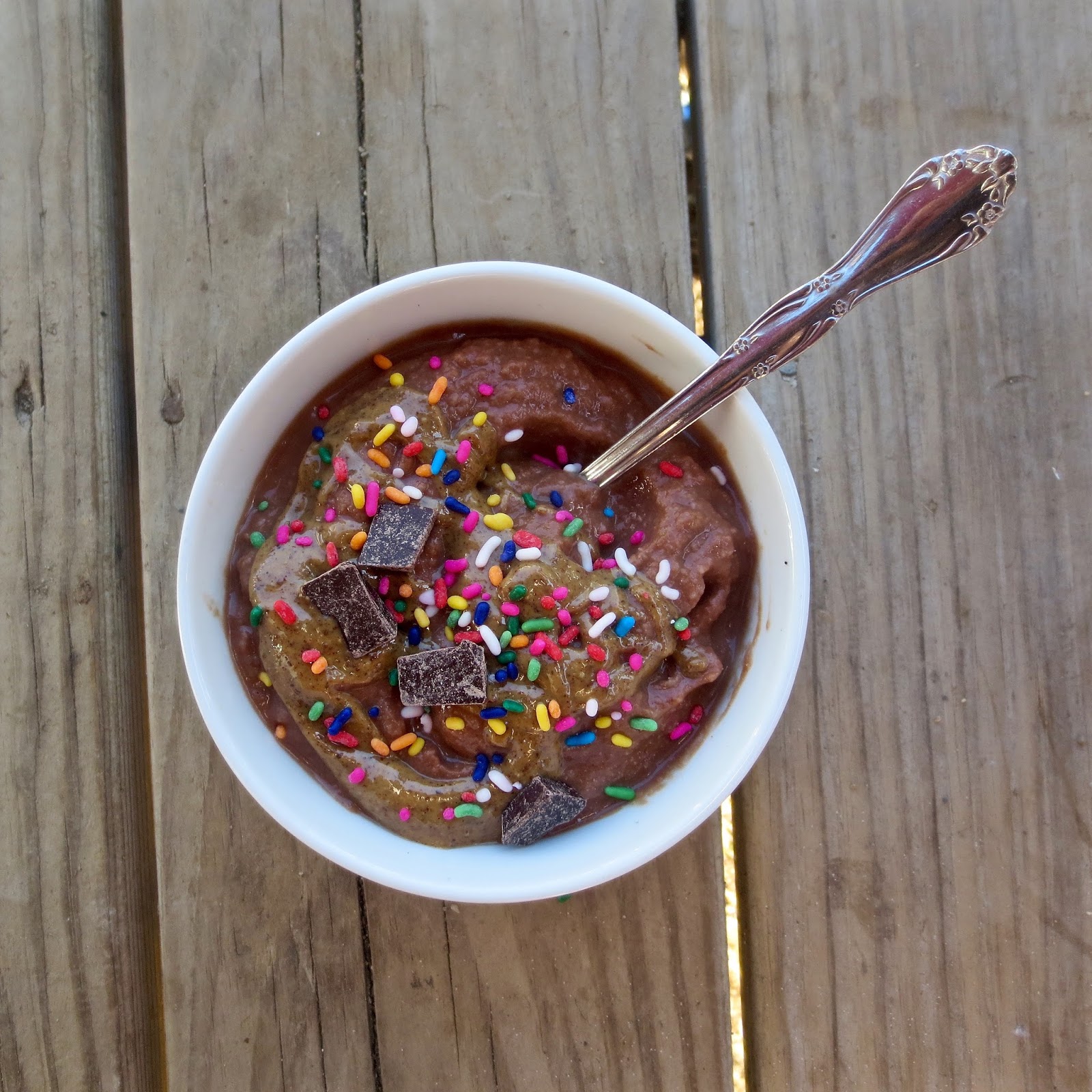 Simple Forest Malted Chocolate Cauliflower Ice Cream {No Bananas!}