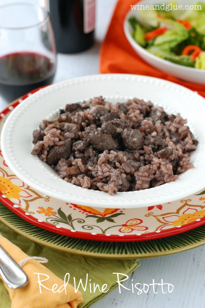 Red Wine Risotto from www.wineandglue.com