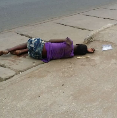 s Unconscious girl seen on the road in Mushin (photos)