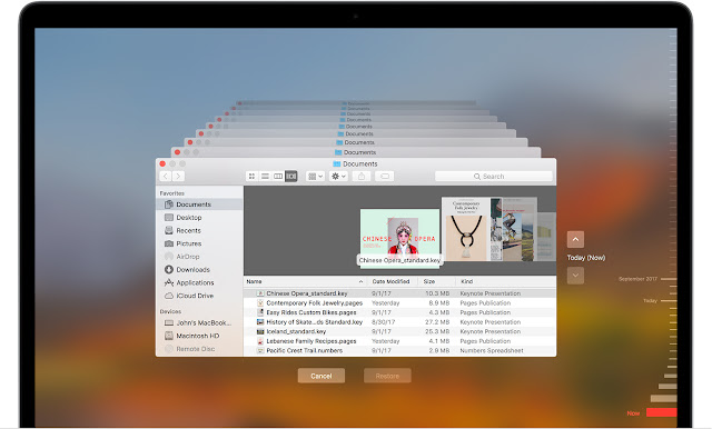 Cara Backup Data MacBook Dengan Time Machine Time Machine