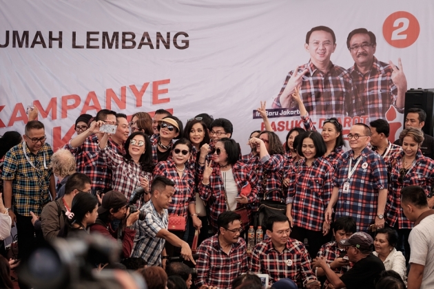 AGUS-SYLVI DAN ANIES-SANDI KOMPAK "SERANG" AHOK-DJAROT 