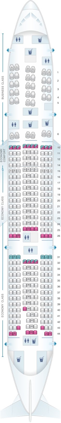 Klm Seating Chart