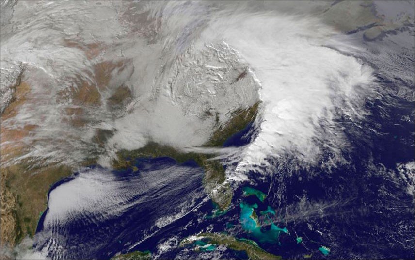 Suburban spaceman: NOAA GOES Satellite Image: Storm front