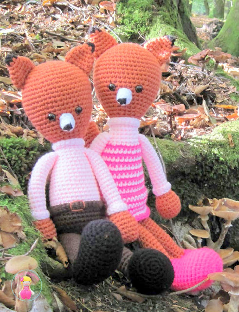 fox doll crochet pattern