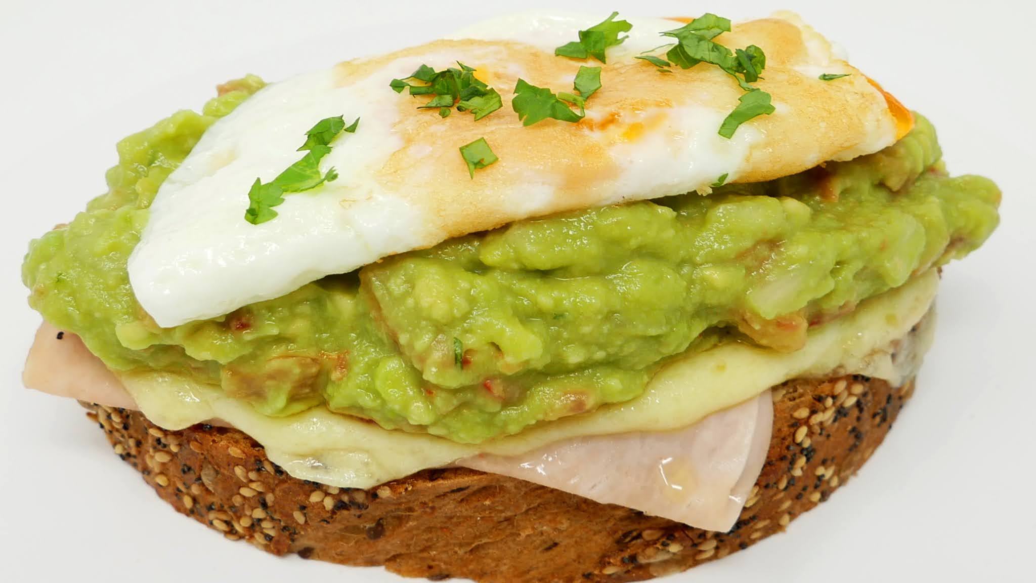 Sándwich de guacamole