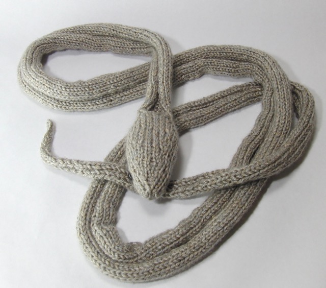 Beachton Blank Works Realistic Knit Snakes Oak Snake