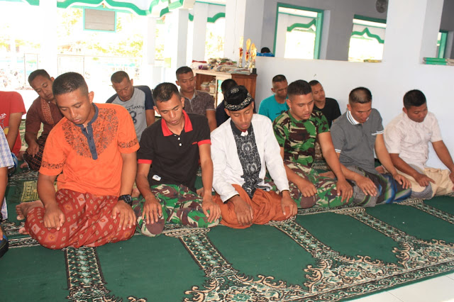 Keimanan TNI tetap Terjaga Guna Dukung keberhasilan TMMD Reg 105 