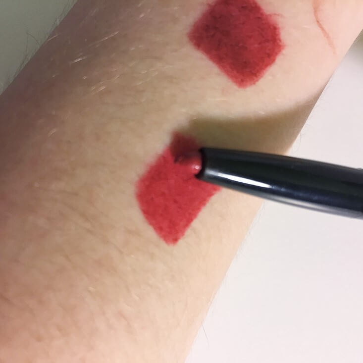 e.l.f. Lip Liner & Blending Brush Dark Red swatch e.l.f. Lip Liner & Blending Brush Dark Red swatch