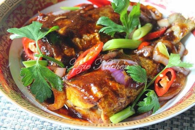 Masak Kicap Ikan Aji Aji Lebih Muda