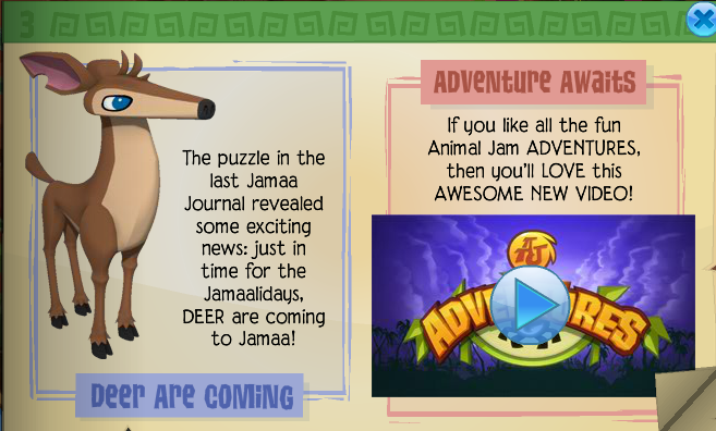 AnimalJam Wild Roars!: AnimalJam Deers?!