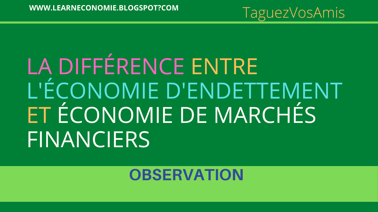 LA différence entre l