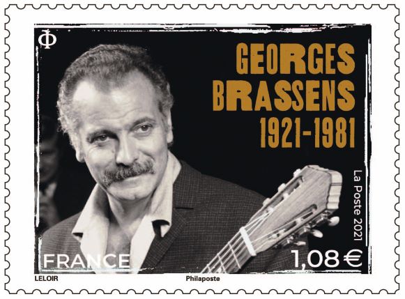 timbre Georges Brassens