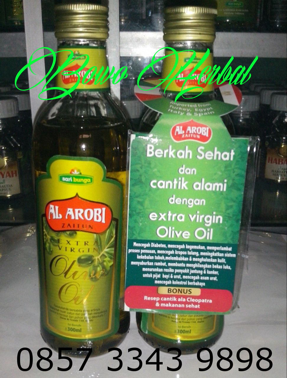 Minyak Zaitun Al-Arobi Ekstra Virgin ~ Toko Bowo Herbal