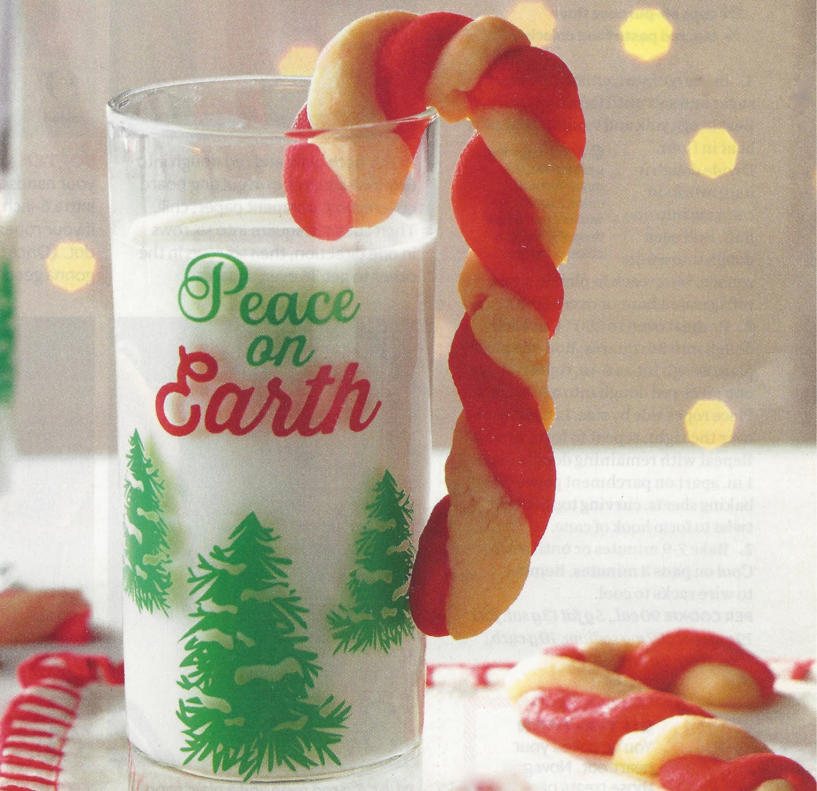 Six Picky Chicks Candy Cane Butter Cookies