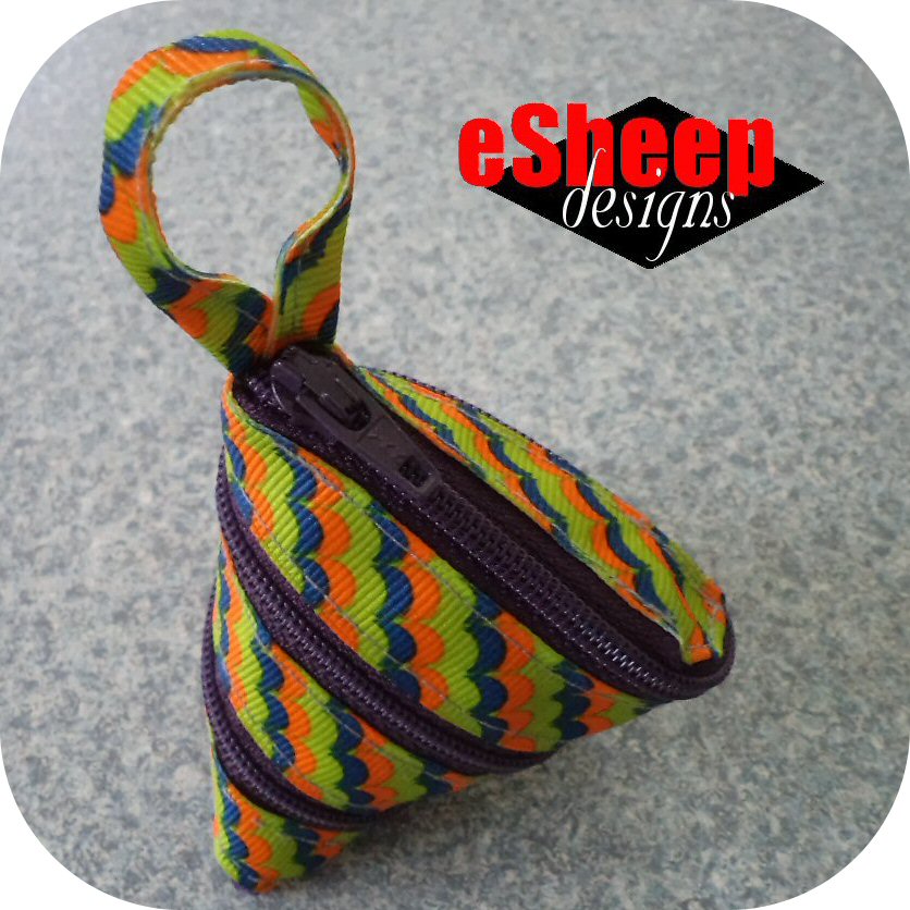eSheep Designs Solving the Mystery of the Zip Around Pouch
