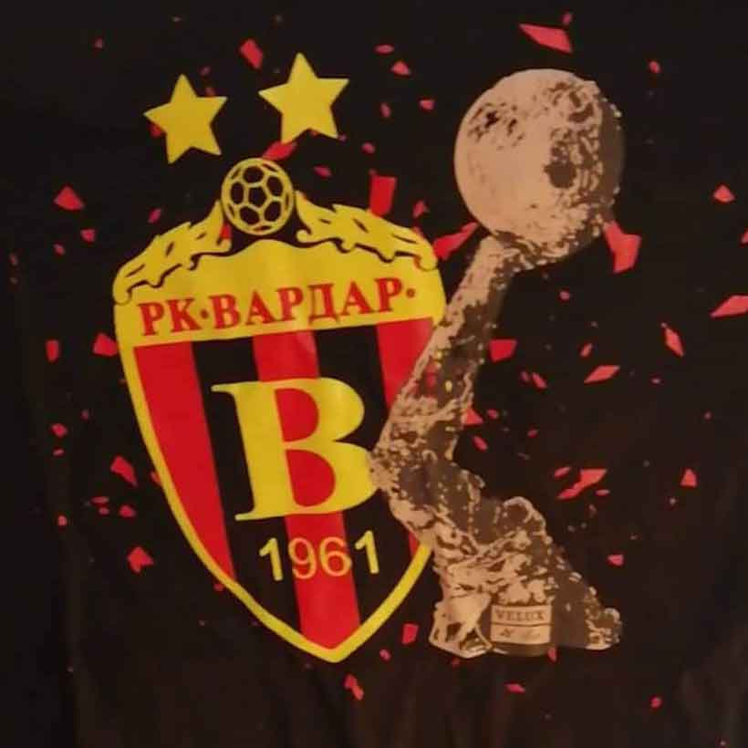 RK Vardar Skopje fügt Vereinslogo zwei goldene Sterne hinzu