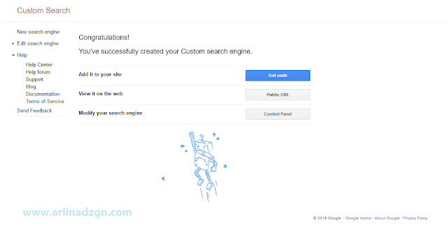 Memasang Google Custom Search Engine di Blog Memasang Google Custom Search Engine di Blog