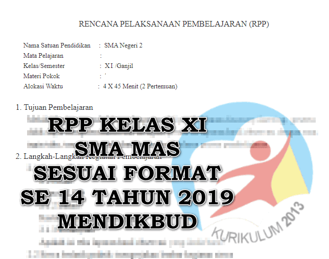 RPP Kelas 11 Sejarah Indonesia 1 Lembar Halaman Tahun 2020 SMA MA