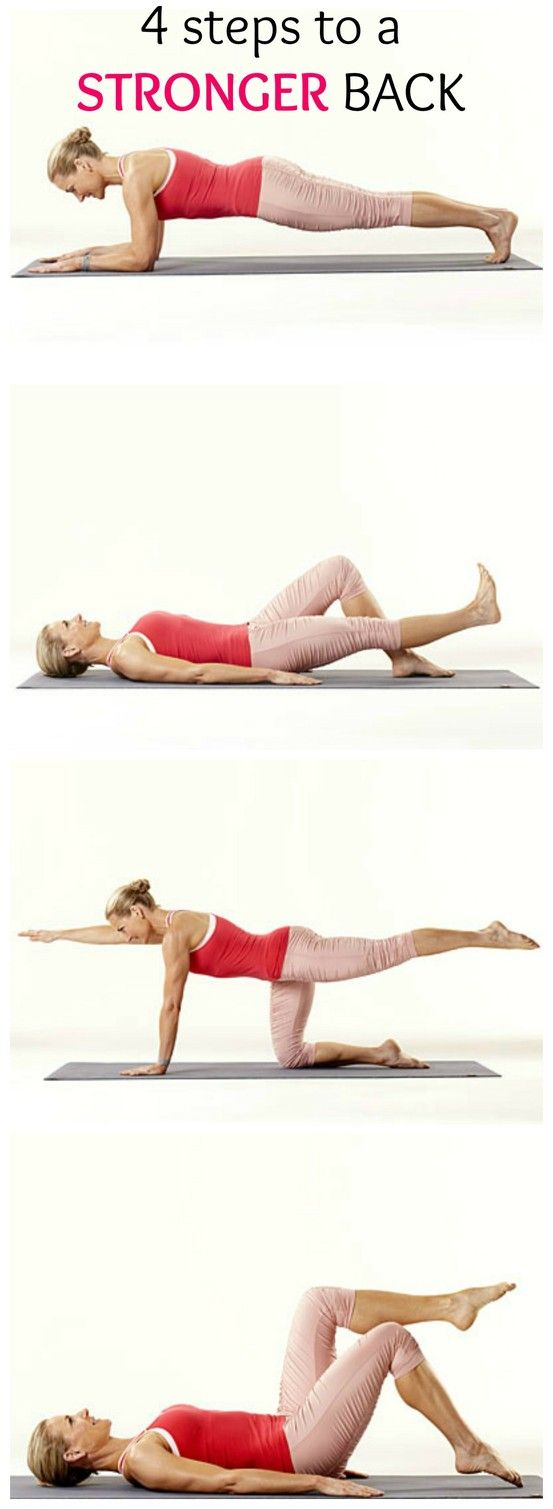 4 Exercises To a Stronger And Back Stomach Exercises Challenges