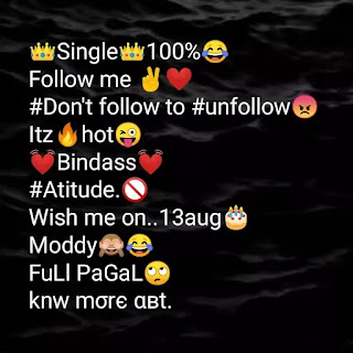 Bio For Instagram For Boy Attitude In Marathi