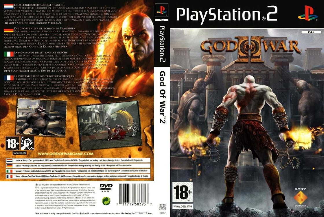 God Of War 1 PS2 ISO NTSC PAL (Dios de la Guerra) Multilenguaje español