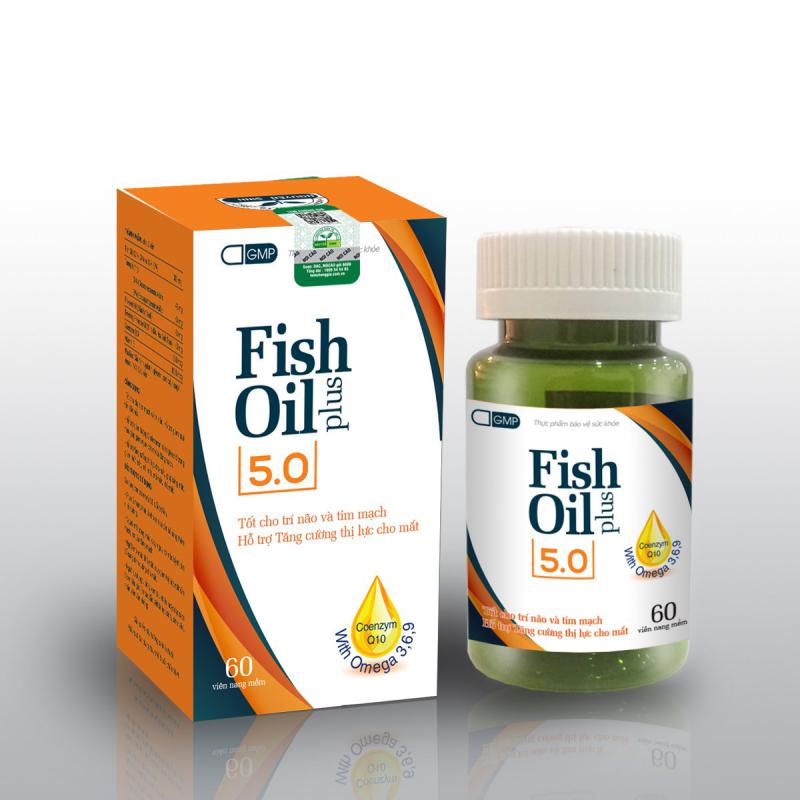 [Nguyên Sinh Group]Fish Oil Plus 5.0
 (Hộp 01 Lọ X 60 Viên Nang Mềm)