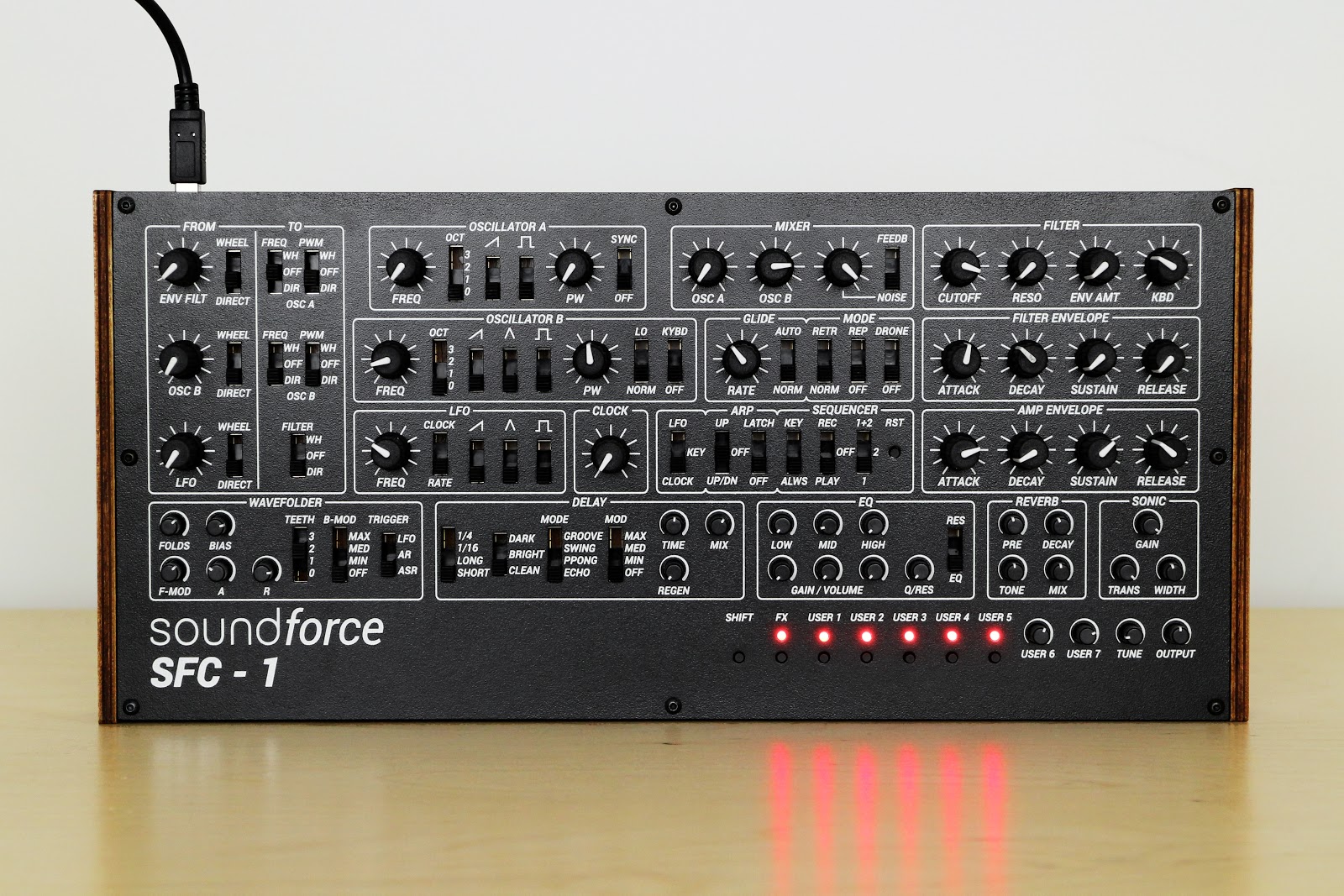 MATRIXSYNTH SoundForce introduces MIDI controller for uhe’s Repro1