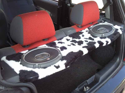 make your own rear parcel shelf for your car spekers