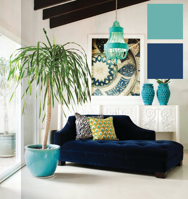 Salas en Color Turquesa | Ideas para decorar, diseñar y mejorar tu casa.