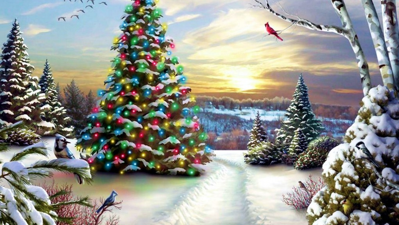 Hình nền giáng sinh Noel Full HD cho máy tính