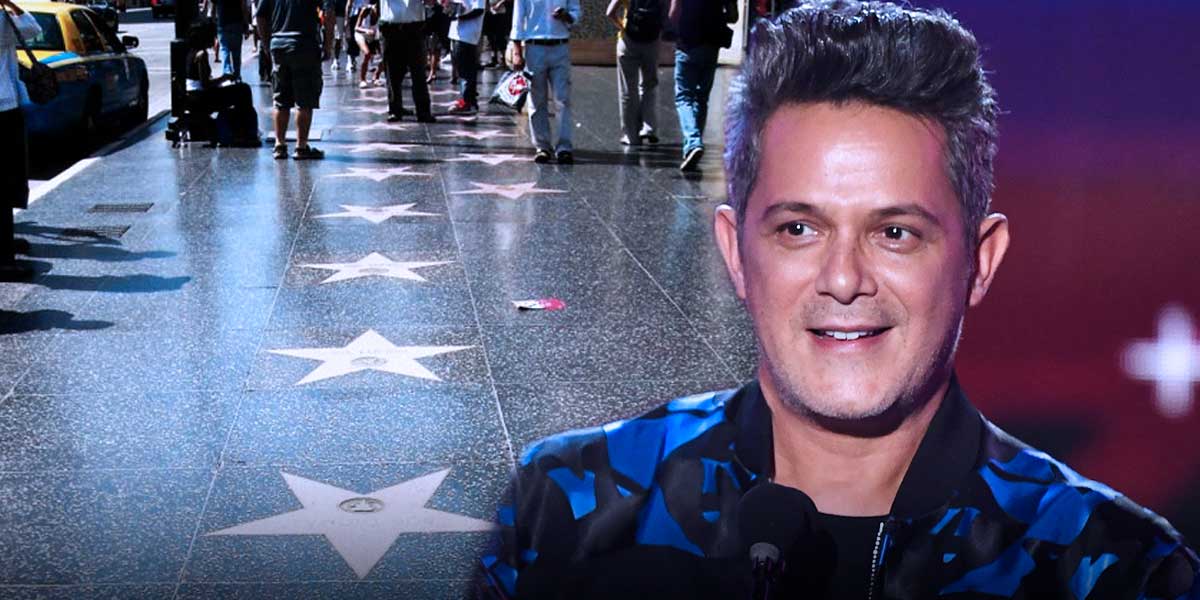 Alejandro Sanz tendrá estrella en el Paseo de la Fama de Hollywood