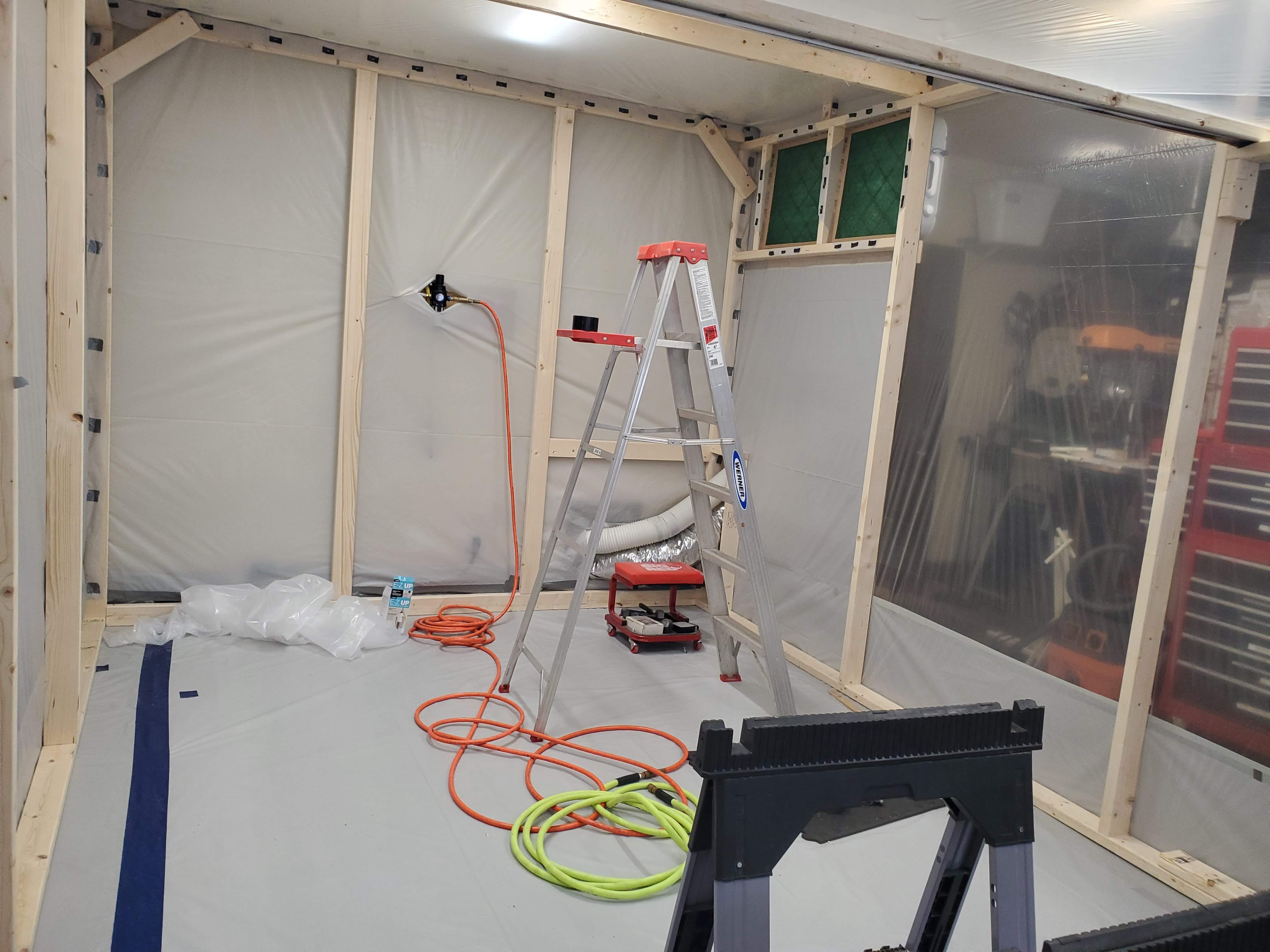 Just Highlander 371 Paint booth work