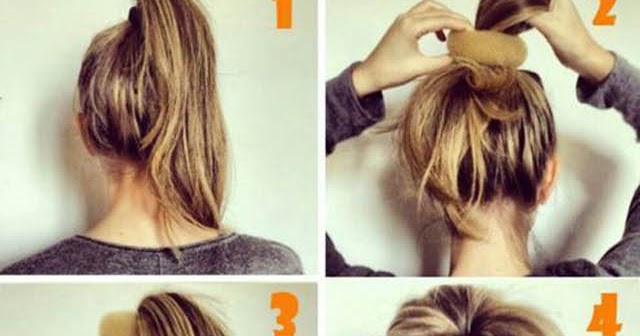 Simple Messy Hair Updo In Seven Easy Steps