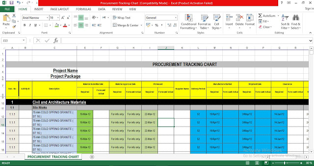 Procurement Management Plan Templates Free Download
