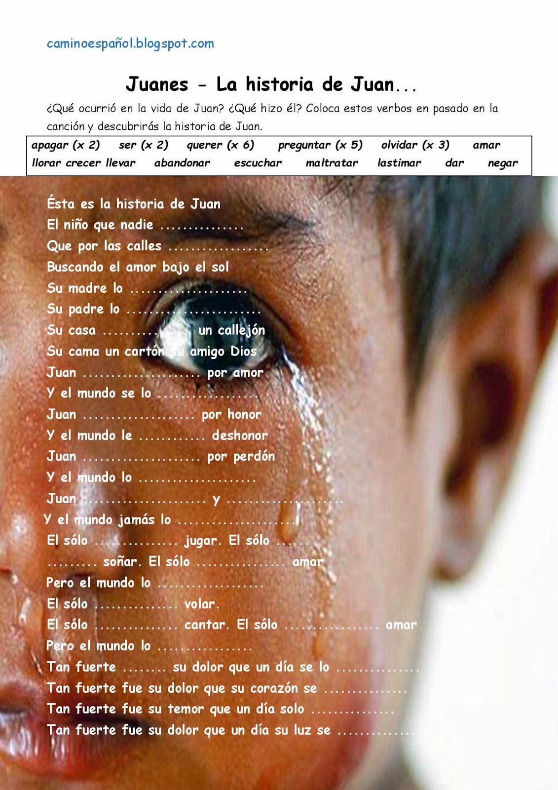 Camino español La historia de Juan...